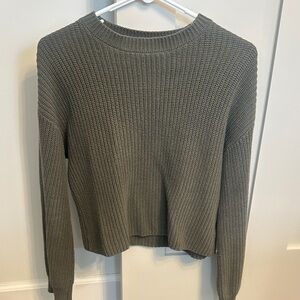 BP Olive Knit Crew Neck Sweater